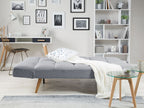 Sofa Bed INGARO Fabric Grey 2 Seater