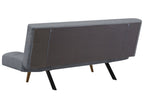 Sofa Bed INGARO Fabric Grey 2 Seater