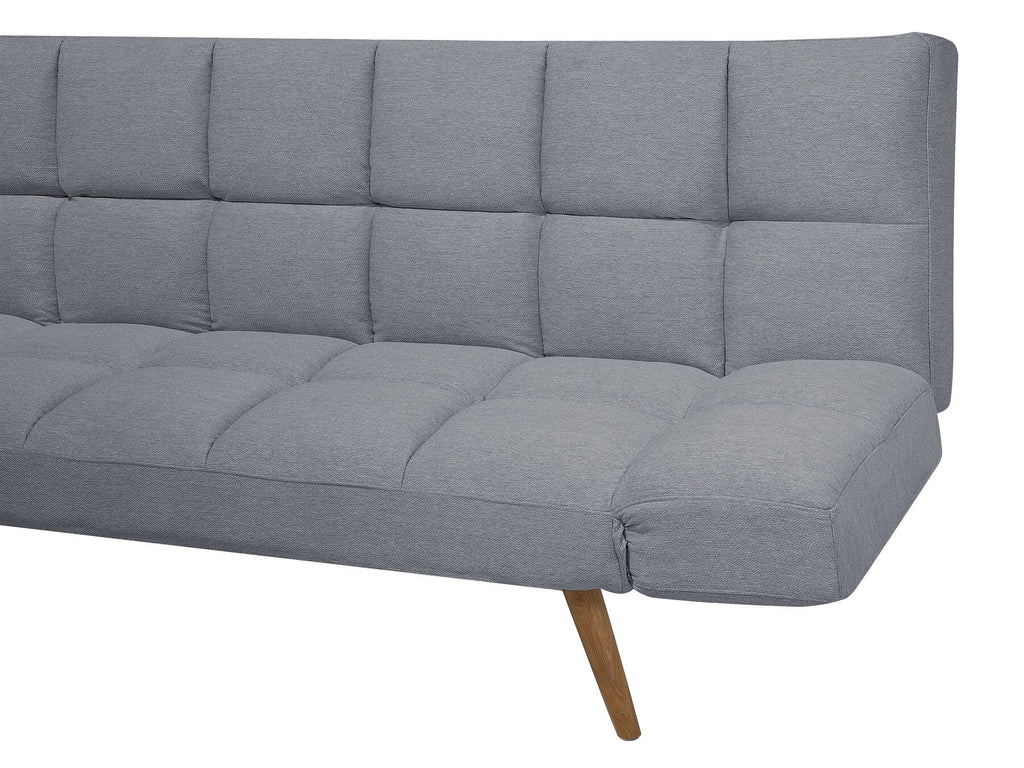 Sofa Bed INGARO Fabric Grey 2 Seater