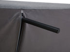 Sofa Bed INGARO Fabric Grey 2 Seater