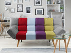 Sofa Bed INGARO Fabric Multicolour 2 Seater