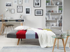 Sofa Bed INGARO Fabric Multicolour 2 Seater