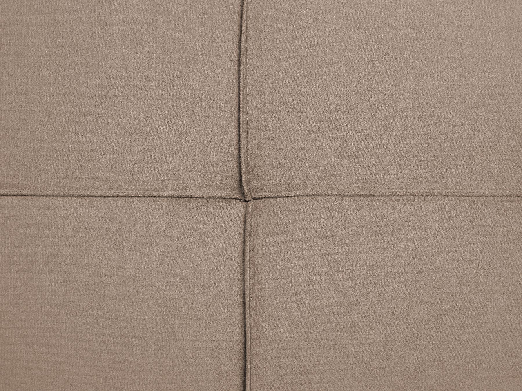 Sofa Bed HASLE Fabric Sand Beige 3 Seater