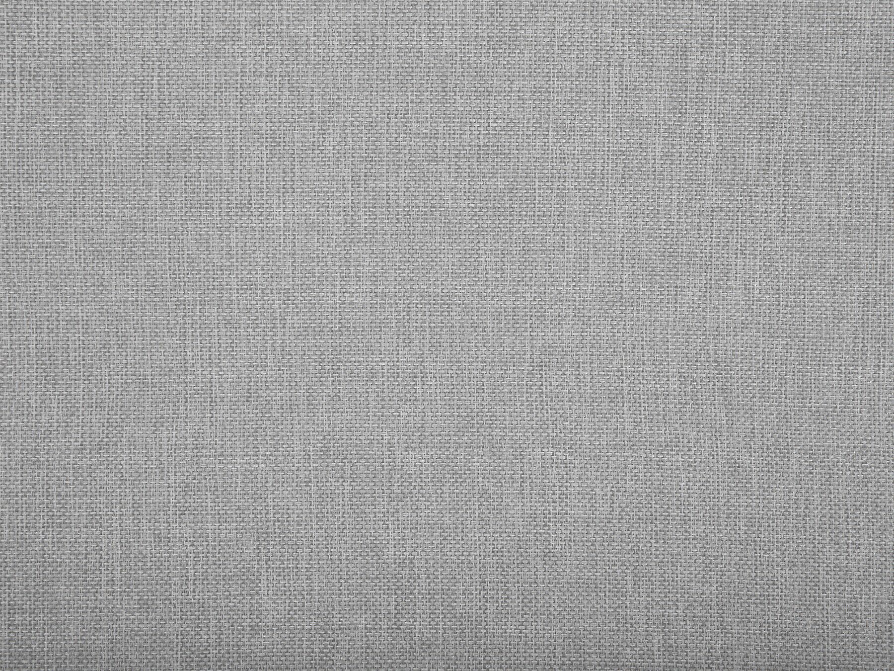 U-Shape Sofa Bed KARRABO Fabric Light Grey with Storage 4 Seater