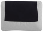 U-Shape Sofa Bed KARRABO Fabric Light Grey with Storage 4 Seater