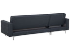 Modular Corner Sofa Bed ABERDEEN Fabric Dark Grey 4 Seater Right Hand