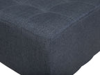 Modular Corner Sofa Bed ABERDEEN Fabric Dark Grey 4 Seater Right Hand