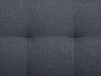 Modular Corner Sofa Bed ABERDEEN Fabric Dark Grey 4 Seater Right Hand