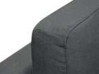 Corner Sofa STOCKHOLM Fabric Dark Grey 6 Seater Left Hand