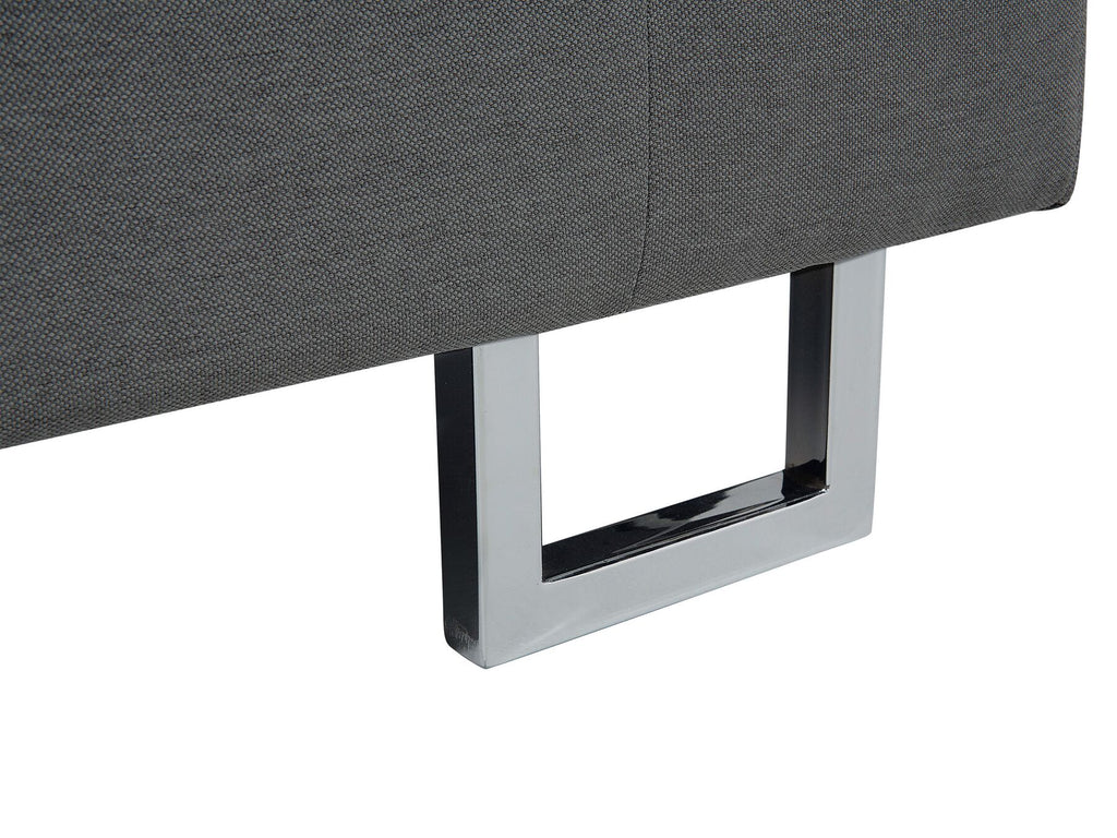Corner Sofa STOCKHOLM Fabric Dark Grey 6 Seater Left Hand