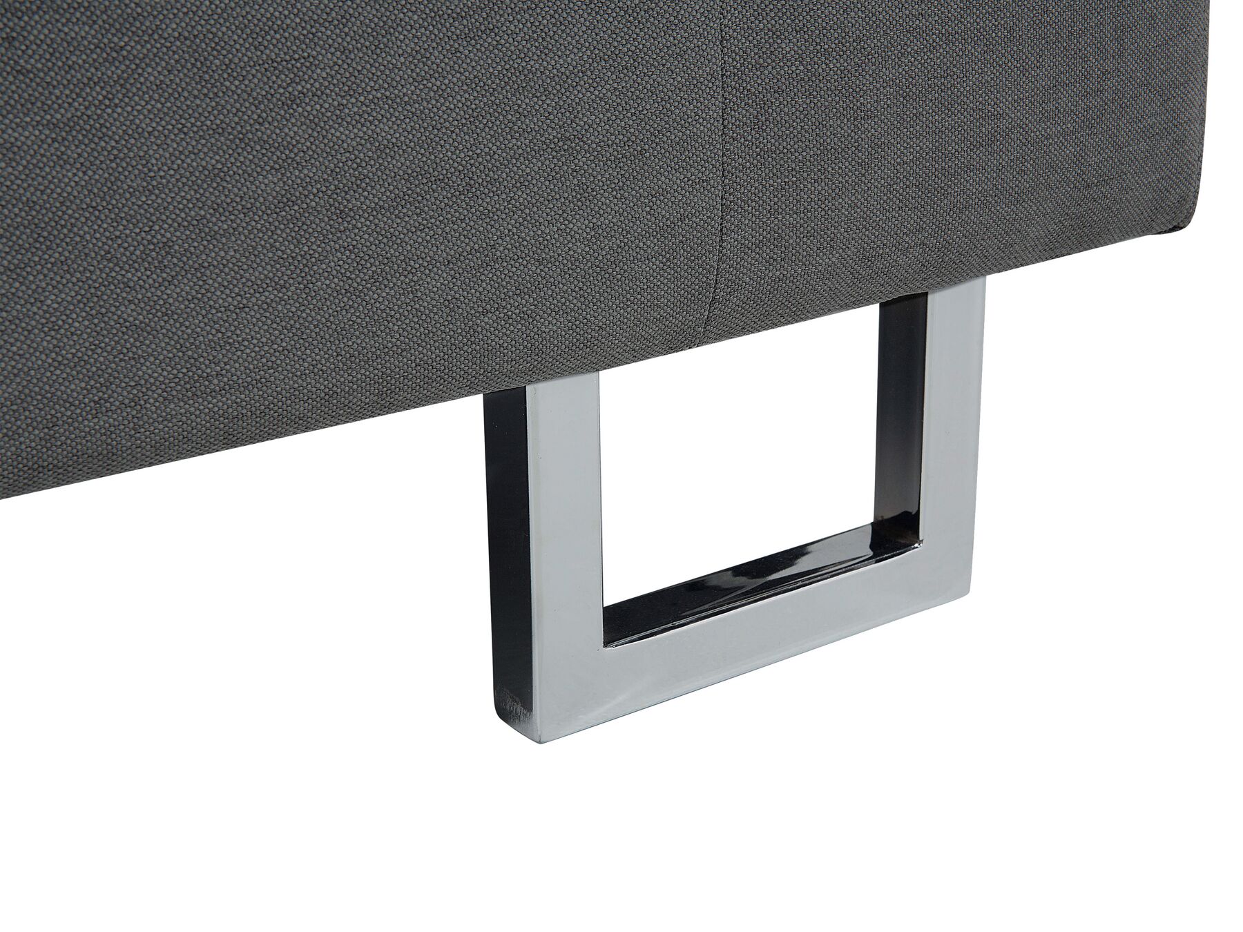 Corner Sofa STOCKHOLM Fabric Dark Grey 6 Seater Left Hand