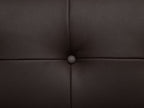 3 Seater Leather Sofa Brown BYSKE