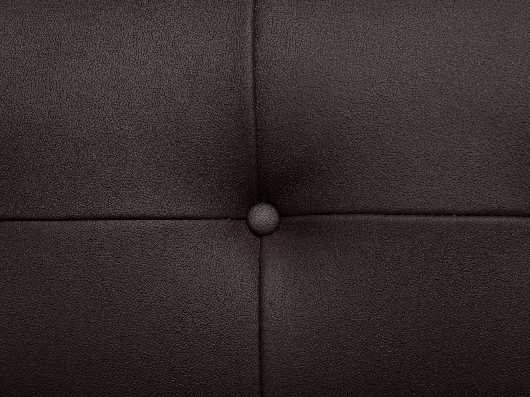 3 Seater Leather Sofa Brown BYSKE