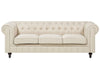3 Seater Fabric Sofa Beige