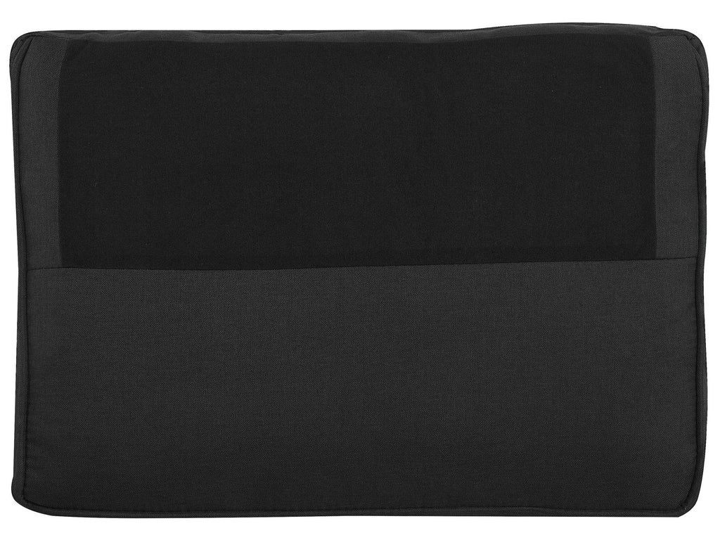 Corner Sofa Bed NESNA Fabric Black with Storage 3 Seater Right Hand