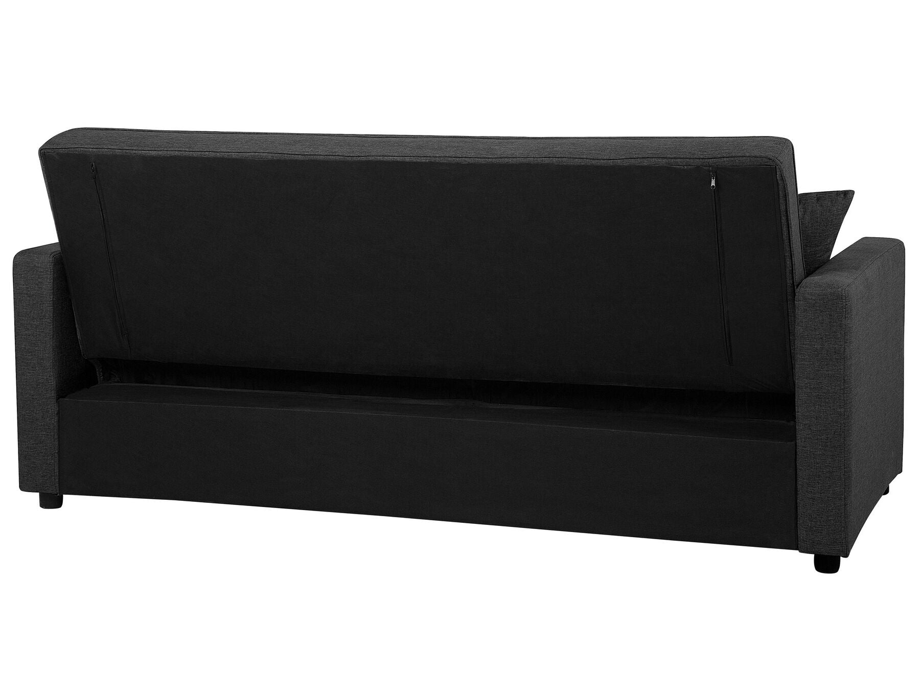 Sofa Bed GLOMMA Fabric Dark Grey 3 Seater