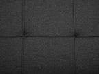 Sofa Bed GLOMMA Fabric Dark Grey 3 Seater