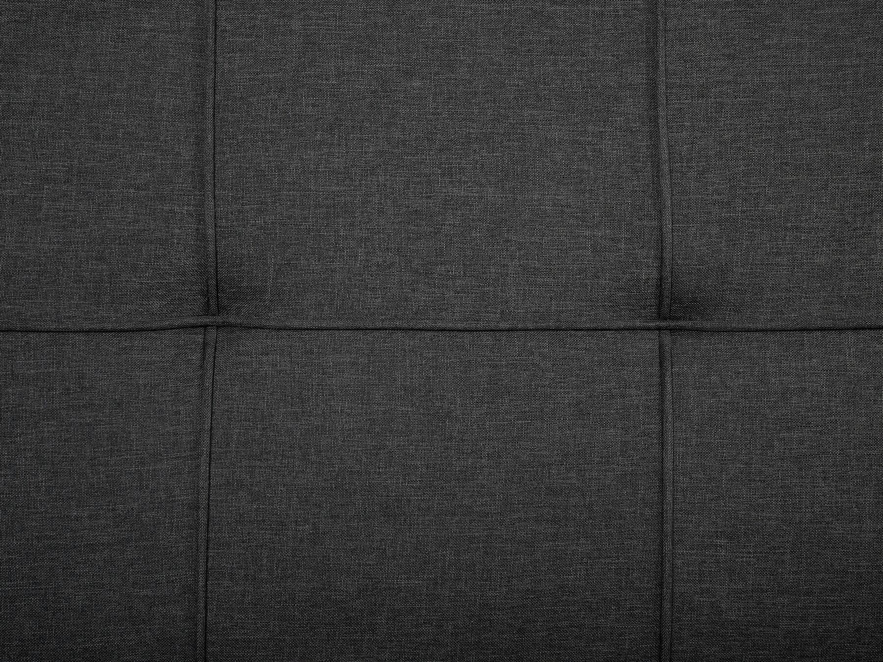 Sofa Bed GLOMMA Fabric Dark Grey 3 Seater