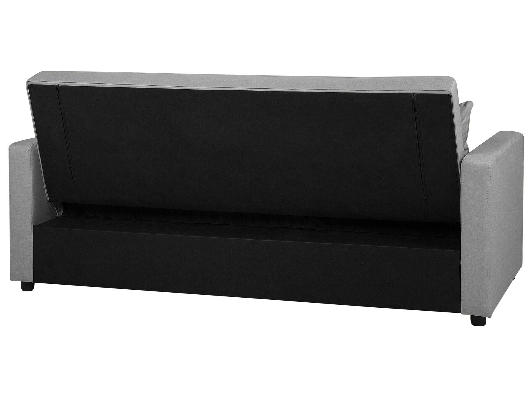 Sofa Bed GLOMMA Fabric Light Grey 3 Seater