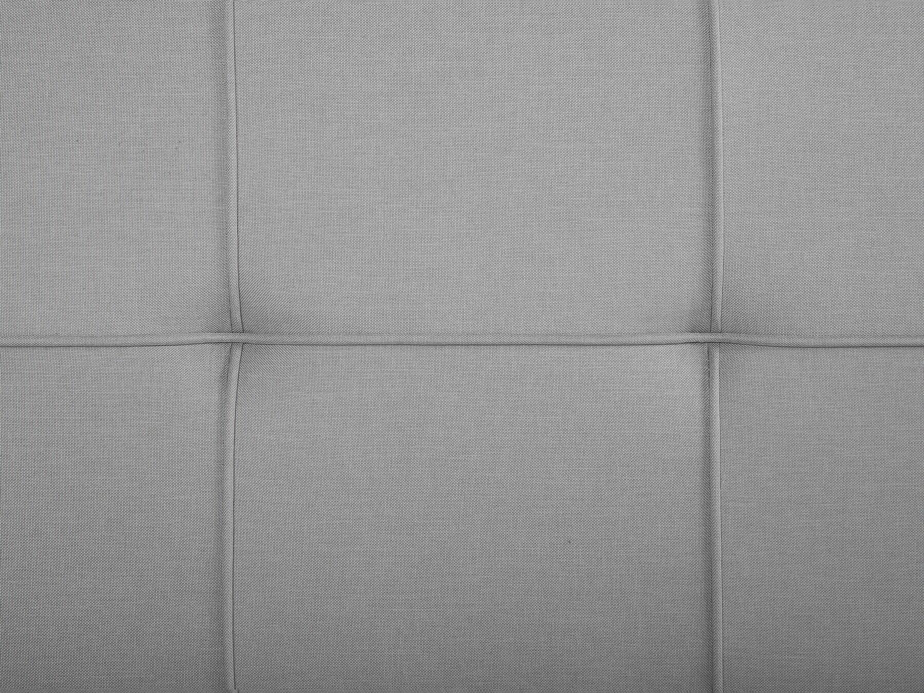 Sofa Bed GLOMMA Fabric Light Grey 3 Seater