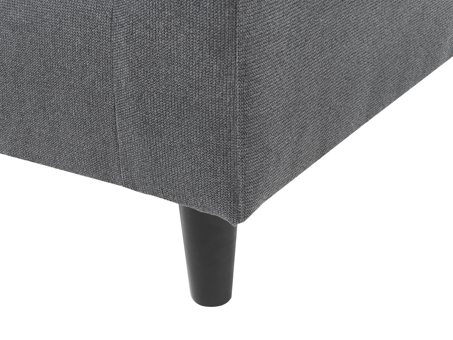Corner Sofa ELVENES Fabric Dark Grey 3 Seater Left Hand