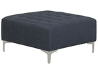 Modular U-Shape Sofa Bed ABERDEEN Fabric Dark Grey 5 Seater
