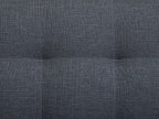 Modular U-Shape Sofa Bed ABERDEEN Fabric Dark Grey 5 Seater