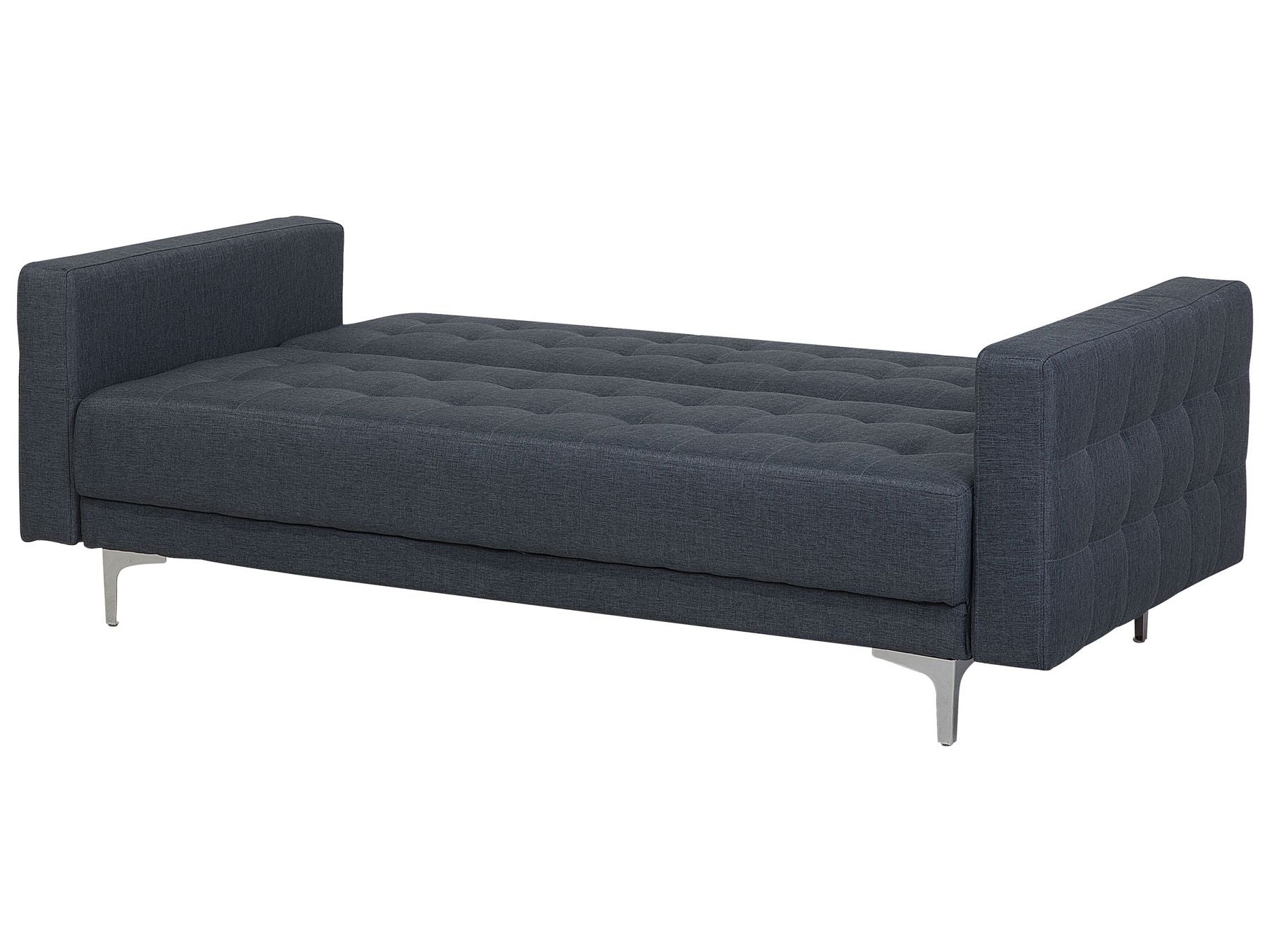 Sofa Bed ABERDEEN Fabric Dark Grey 3 Seater