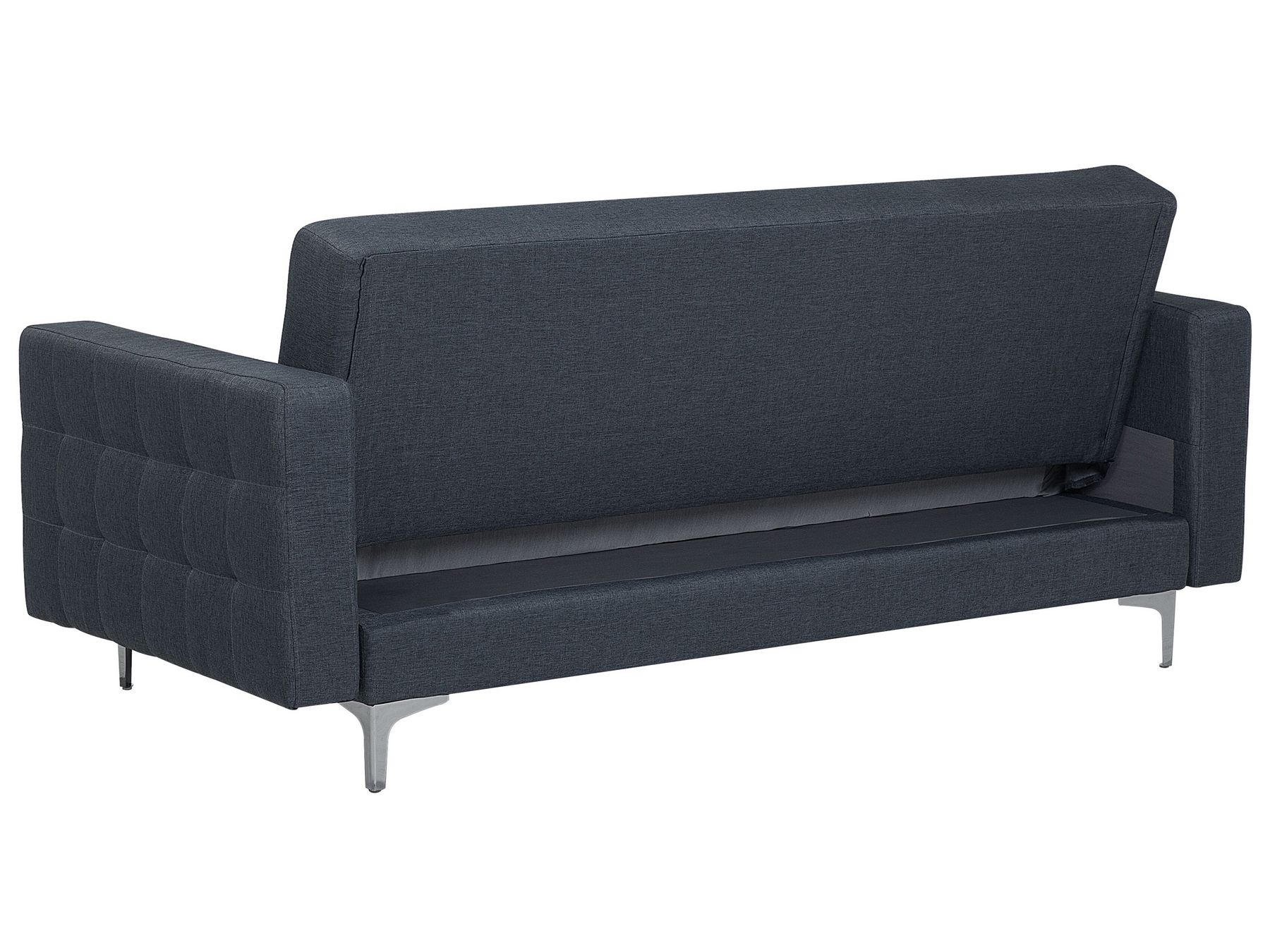 Sofa Bed ABERDEEN Fabric Dark Grey 3 Seater