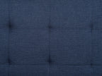 Sofa Bed VEHKOO Fabric Dark Blue 3 Seater