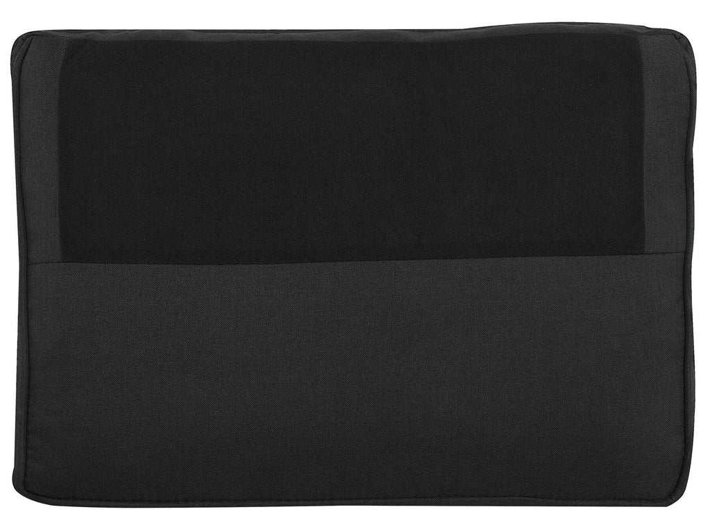 Corner Sofa Bed NESNA Fabric Black with Storage 3 Seater Left Hand