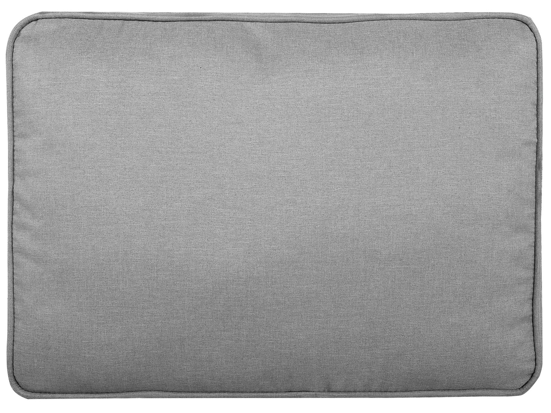 Corner Sofa Bed NESNA Fabric Light Grey with Storage 3 Seater Left Hand