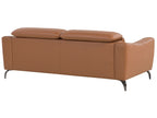 3 Seater Leather Sofa Golden Brown NARWIK