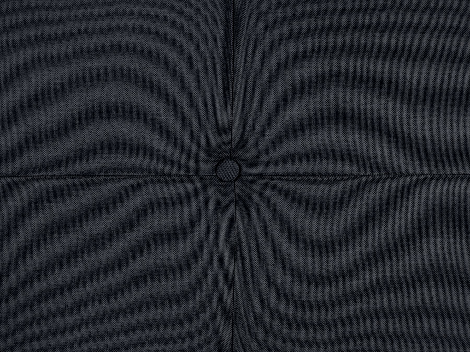Sofa Bed FROYA Fabric Black 3 Seater