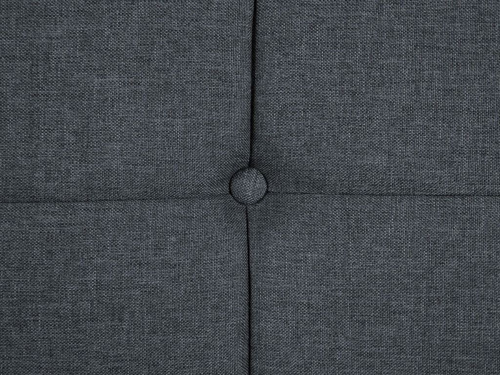 Sofa Bed FROYA Fabric Dark Grey 3 Seater