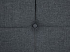 Sofa Bed FROYA Fabric Dark Grey 3 Seater