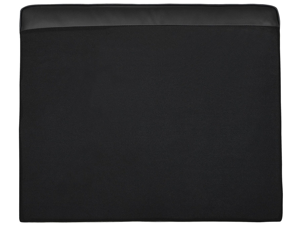 3 Seater Leather Sofa Black SAVALEN