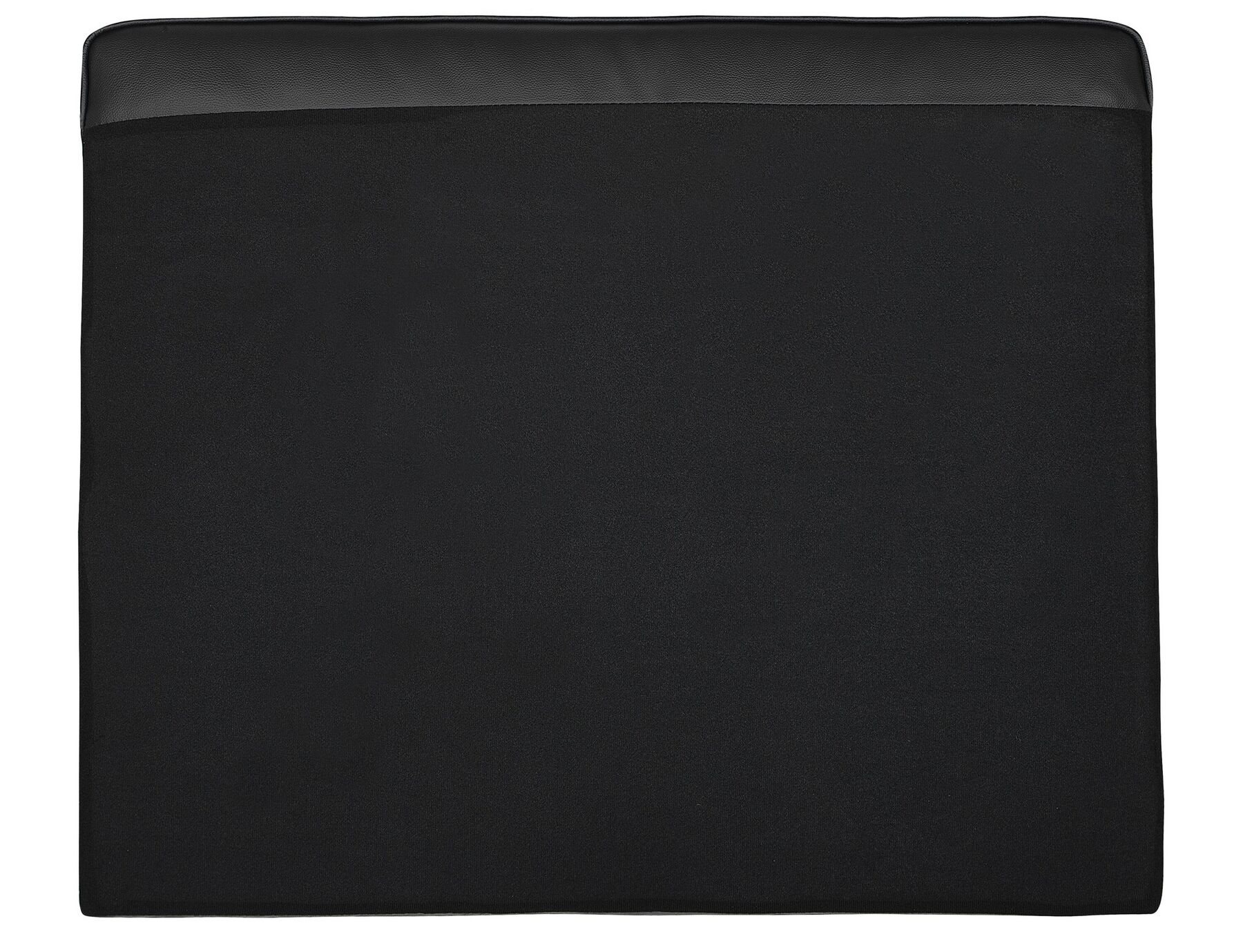 3 Seater Leather Sofa Black SAVALEN