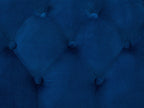 3 Seater Velvet Fabric Sofa Cobalt Blue SOTRA