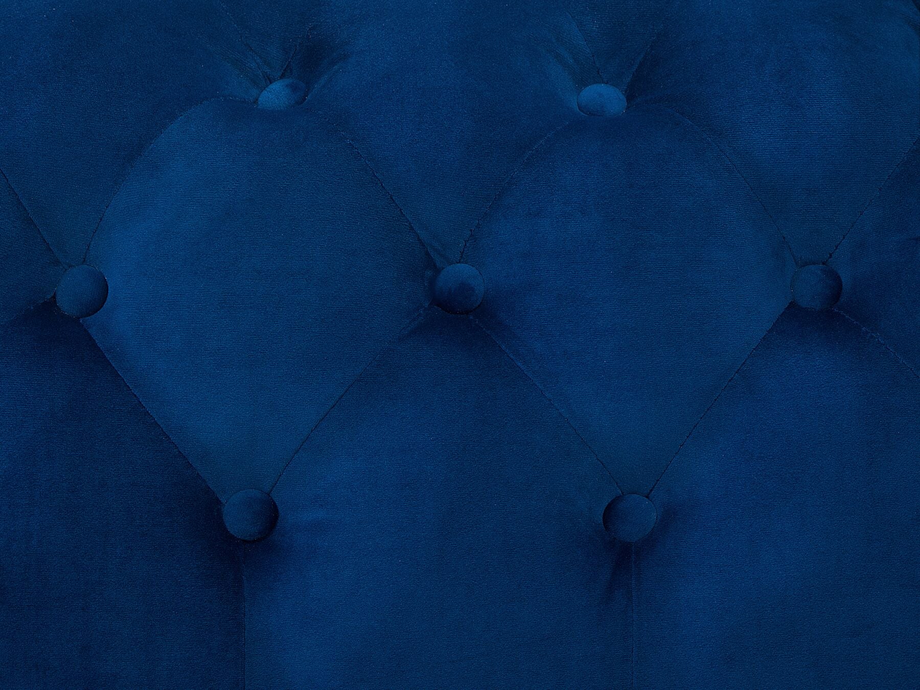 3 Seater Velvet Fabric Sofa Cobalt Blue SOTRA