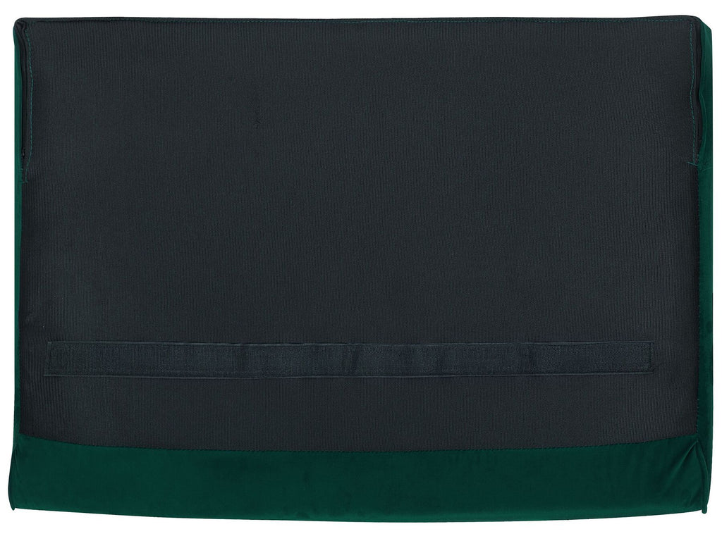 3 Seater Velvet Fabric Sofa Emerald Green SOTRA