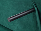 Sofa Bed SELNES Velvet Emerald Green 3 Seater