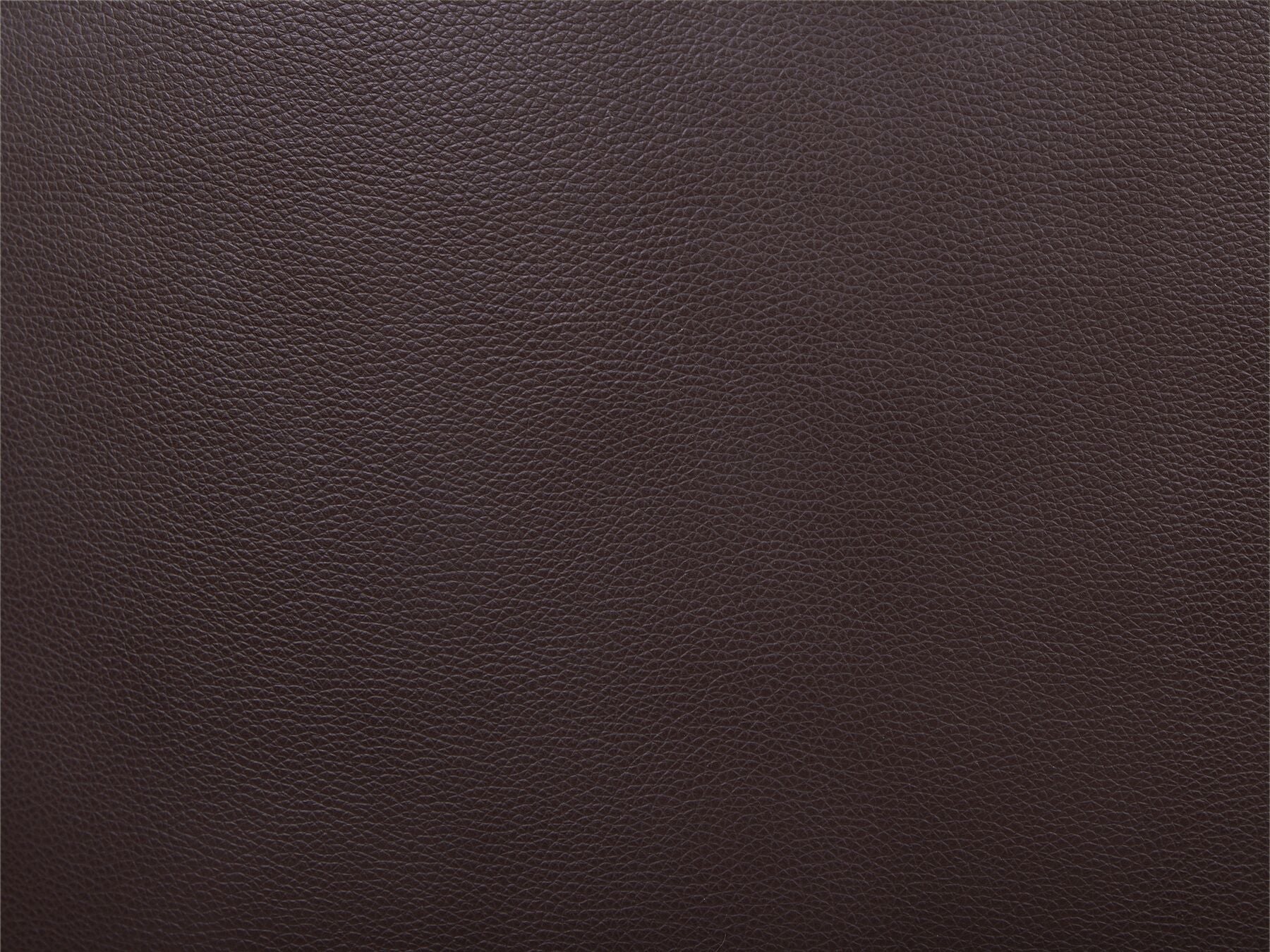 3 Seater Faux Leather Sofa Brown VOGAR