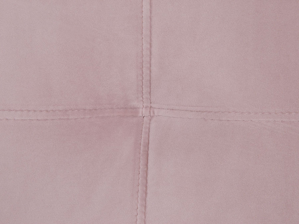 Sofa Bed VISNES Velvet Pink 3 Seater