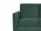 2 Seater Velvet Sofa Green FENES