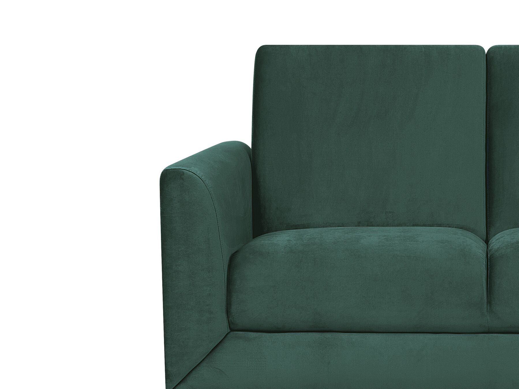 2 Seater Velvet Sofa Green FENES