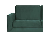3 Seater Velvet Sofa Green FENES