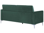 3 Seater Velvet Sofa Green FENES
