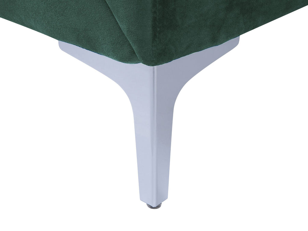 3 Seater Velvet Sofa Green FENES