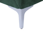 3 Seater Velvet Sofa Green FENES